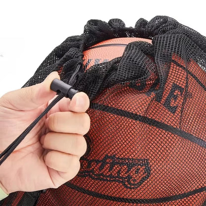 Drawstring Sports Ball Bag Football Mesh Bag Basketball Backpack Football Soccer Volleyball Ball Storage Bags Swimming Gear Bag