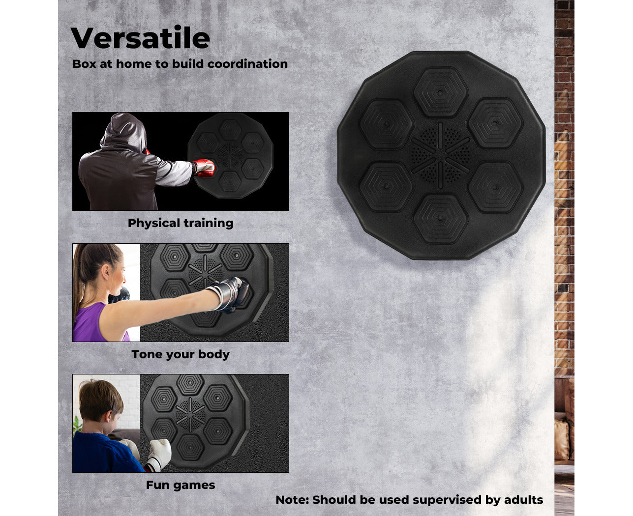 Smart Punching Boxing Electronic Music Machine Home Training Bluetooth