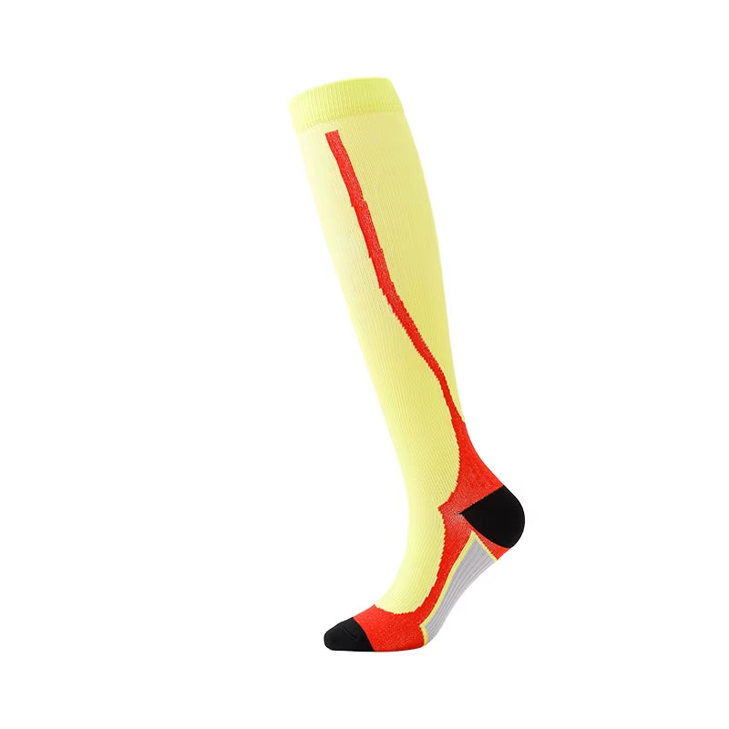 New Compression Socks Fit Football Soccer, Men Socks, Varicose Veins, Pregnant Women, Medical Nursing Knee High Stockings