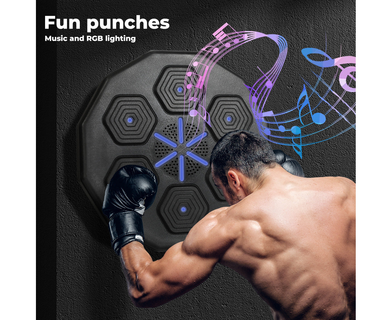 Smart Punching Boxing Electronic Music Machine Home Training Bluetooth