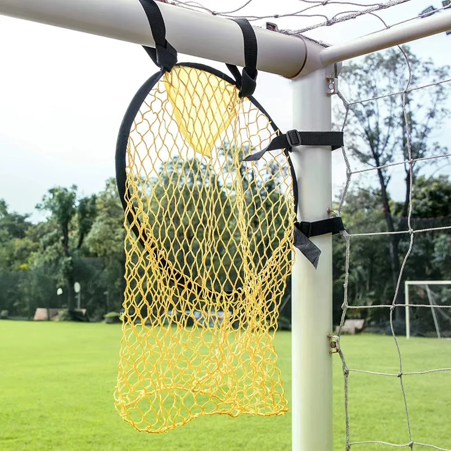 Football Goal Target Pocket Free Kick Shooting Practice Target Football Goal Positioning Football Training Net Pocket