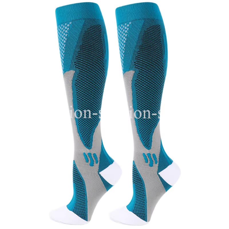 New Compression Socks Fit Football Soccer, Men Socks, Varicose Veins, Pregnant Women, Medical Nursing Knee High Stockings