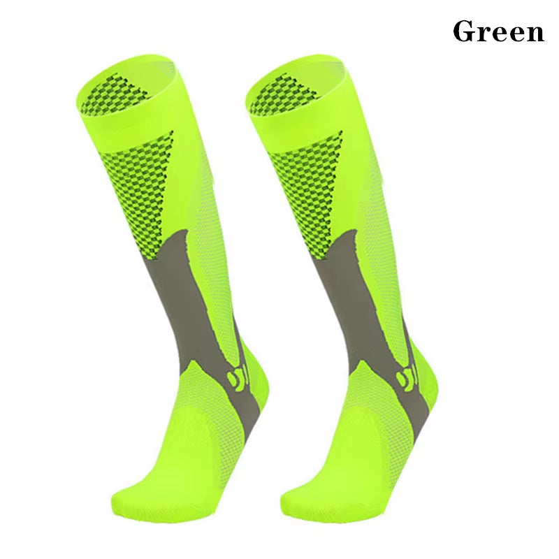 New Compression Socks Fit Football Soccer, Men Socks, Varicose Veins, Pregnant Women, Medical Nursing Knee High Stockings