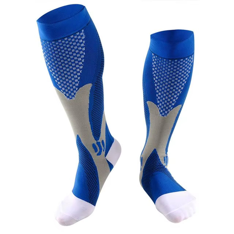 New Compression Socks Fit Football Soccer, Men Socks, Varicose Veins, Pregnant Women, Medical Nursing Knee High Stockings